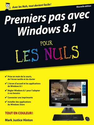 cover image of Premiers pas avec Windows 8.1 Pour les nuls, nouvelle édition